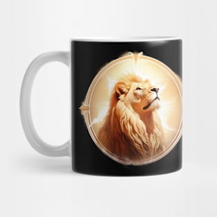 Lion Of Judah Lion Cross Christian Faith Jesus Hebrew Lion Mug